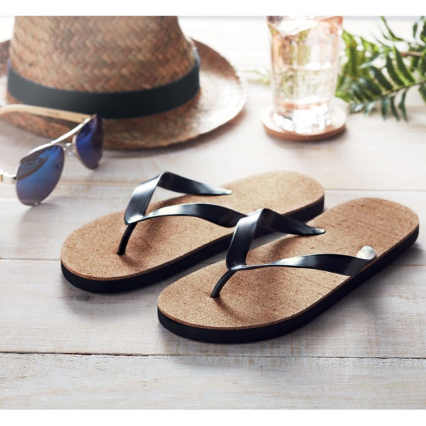 BOMBAI L - Zehensandalen Kork L